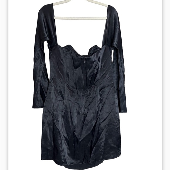 NEW Camila Coelho Charlie Mini Dress in Black size XL - Picture 6 of 8
